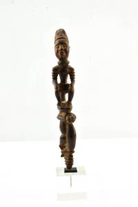 lot 135 image: 20th c. African Yombe Style Figural Carving