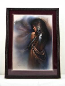 lot 117 image: Lee Bogle White Feather Limited Edition Signed & Numbered Lithograph w COA