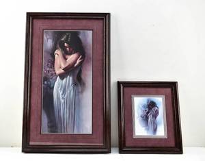 lot 114 image: 2 Lee Bogle Framed Prints - Quiet Time & Morning Star