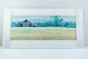 lot 220 image: Luke Peace, Two Barns Lithograph Editioned CXVIIICXXV