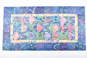 lot 223 image: Gloria Zmolek Smith Signed Origami Assemblage Collage Artwork