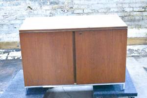 lot 270 image: Wood Two Cabinet Credenza #2
