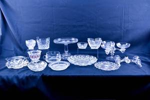 lot 256 image: Group of Decorative & Serving Glassware