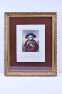 lot 354 image: Hand Colored Engraving by James Posselwhite, 1861, after Christmas by Eden Upton Eddis