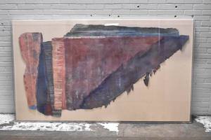 lot 372 image: Large Cynthia Starkweather Nelson Underlying Structure Dyed Paper Collage