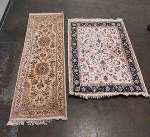 lot 186 image: Pair of Rugs, Runner and Small Area Rug
