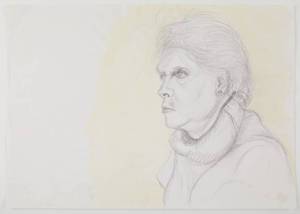 lot 218 image: Jose Luis Cuevas Female Portrait Lithograph