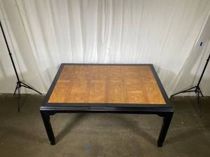 lot 249 image: Chin Hua Dining Table with Leaf by Raymond Sobota for CENTURY Furniture