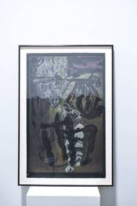 lot 282 image: Framed Signed and Numbered Abstract Botanical Print