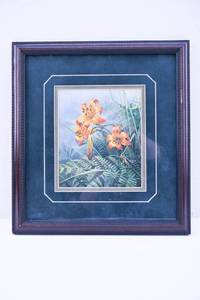 lot 338 image: Stephen Lyman Tiger Lilies Print, Initialed