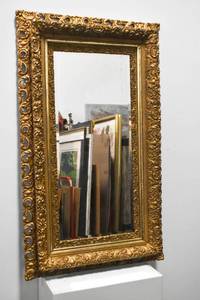 lot 111 image: Ornate Carved and Gilt Framed Mirror