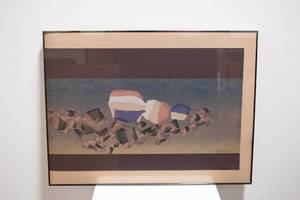 lot 365 image: Pair Max Hayslette Abstract Serigraphs, Signed & Numbered