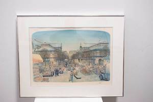lot 118 image: Rolf Rafflewski Cannes & Les Halles Lithographs, Signed & Numbered