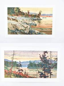 lot 227 image: Set of 2 Dan Wiemer Prints, Homecoming and Canoe Country
