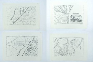 lot 232 image: Set of Four Reproduction Maps from 1775 Map Book