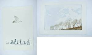 lot 229 image: Set of Two Nature-themed Engravings