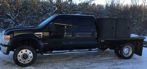 2008 Ford F450 SD Lariat 4x4 Dually Flatbed Diesel