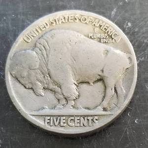 VINTAGE HOBO NICKEL MODIFIED US BUFFALO NICKEL