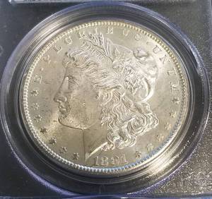 1881-S US MORGAN SILVER DOLLAR MS63 PCGS