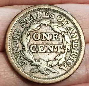 1846 US BRAIDED HAIR LARGE CENT