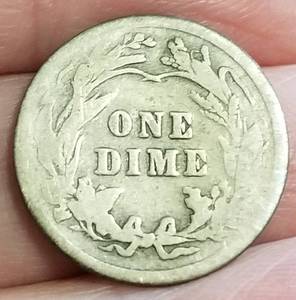 1916 US BARBER DIME