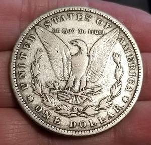 1882 US MORGAN SILVER DOLLAR