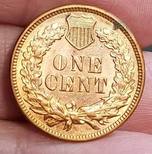 1896 INDIAN HEAD CENT GEM BU RED