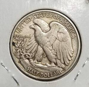 1936-D US WALKING LIBERTY HALF DOLLAR XF40