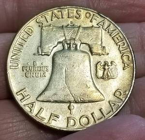1952-D US FRANKLIN HALF DOLLAR