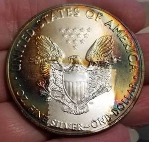 2016 AMERICAN SILVER EAGLE DEEP ALBUM TONING