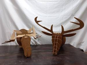 Two Pieces Of Cardboard Art
