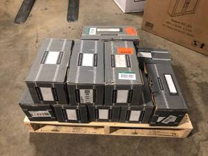 lot 13 image: Lot of 11 cases MSI MSI (Brand Rating 4.25) Domino Gray 3 in. x 6 in. Glossy Ceramic Subway Wall Tile (10.66 sq. ft.Case)