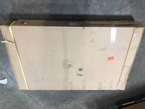lot 26 image: Husky 52 in. Adjustable Height Work Table in White open box customer return review pictures