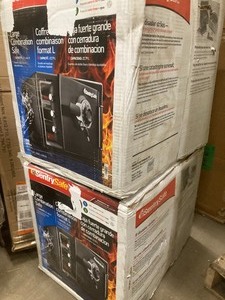 lot 41 image: Lot of 2 Sentry Safes missing keys customer return