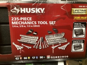 lot 42 image: Husky 235 pc mechanic tool set customer return see pictures