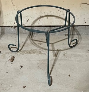Two Metal Planter Stands