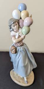 Lladro Porcelain Balloon Seller Figurine