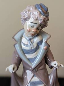 Lladro Porcelain Clown Figurine