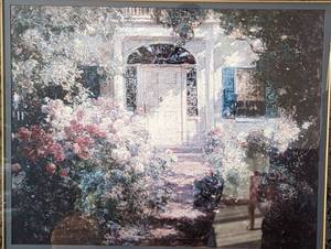 Gold Framed Scenic Print