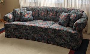 Vintage Floral Print Sofa