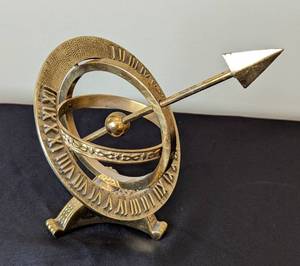 Vintage Brass Sundial