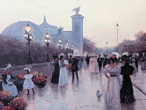 Framed Encounter on the Point Canvas Print by Christa Kieffer