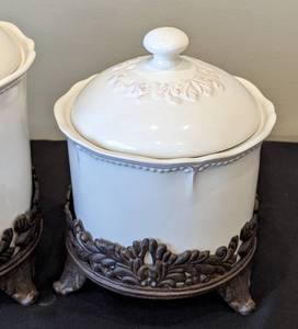 Decorative Ceramic Canister Set