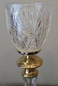 Pair of Vintage Crystal Table Lamps