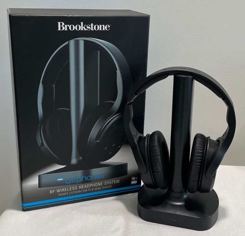 Brookstone Airphones RF Wireless Headphone System Style