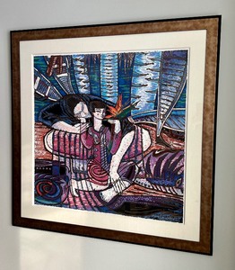 lot 10 image: Framed Serigraph Tomorrows Dream by Wong Sue