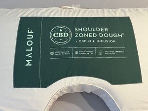 lot 144 image: New Queen Size Malhouf Shoulder Zone Dough Pillow