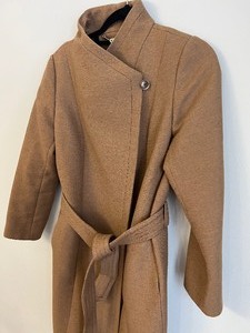 lot 114 image: Cole Hahn Womens Taupe Dress Coat