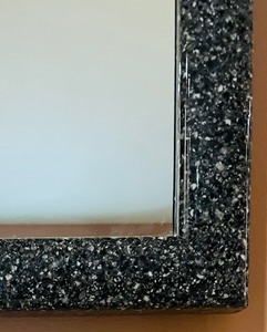 lot 179 image: Large Faux Marble Framed Mirror