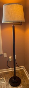 lot 166 image: Fabulous Black Floor Lamp